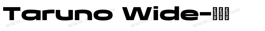 Taruno Wide字体转换